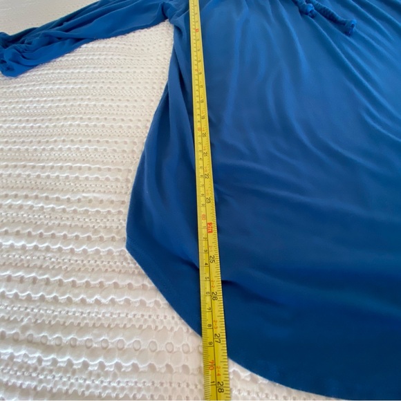 Super Soft Karen Kane Off-Shoulder Peasant-Style Top L - Picture 10 of 11